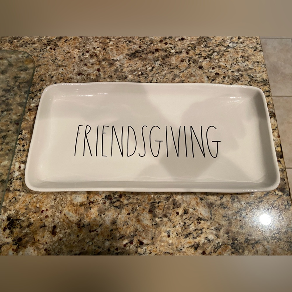 Rae Dunn Friendsgiving serving tray